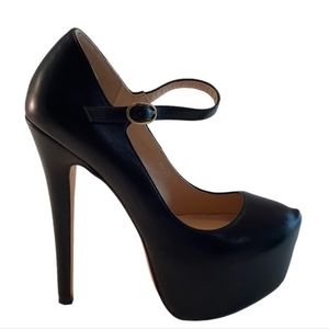 NEW Onlymaker Women's Mary Jane Platform Pointed Toe Stiletto High Heel Pumps 8